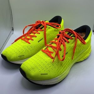 Brooks Ghost 13 Nightlife Volt Yellow Men Road Running Shoes 1103481D-774 Size 9